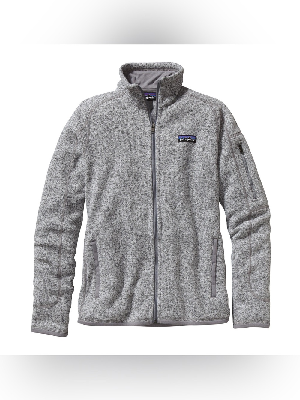 Patagonia Women’s Better Sweater Full Zip Fleece Jacket Gray XL